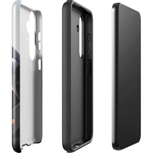 1940s Navy Pin-Up Girl On Corsair Fighter Plane Galaxy S25 Impact Case